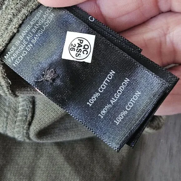 NEW! Kenneth Cole New York Men Techni-Cole Olive Long Sleeve Button Up Size L - Picture 5 of 9